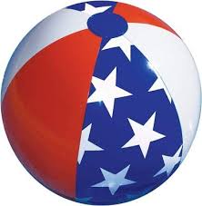 90016 Americana Beach Ball - TOYS & GAMES